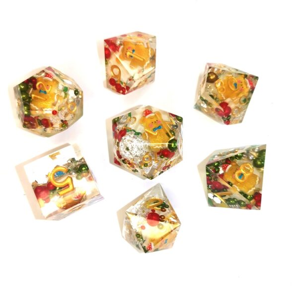 'Ginger Bear Rock' Sharp Edge Dice