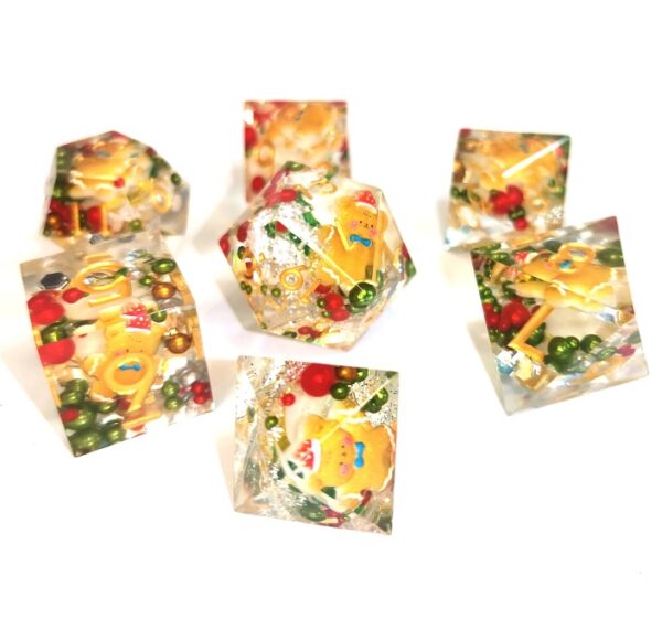 'Ginger Bear Rock' Sharp Edge Dice - Image 2