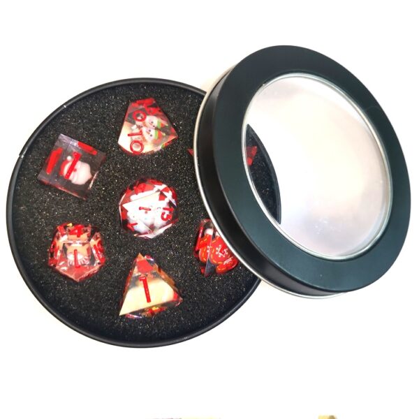 'Let it Snow' Sharp Edge Dice - Image 3
