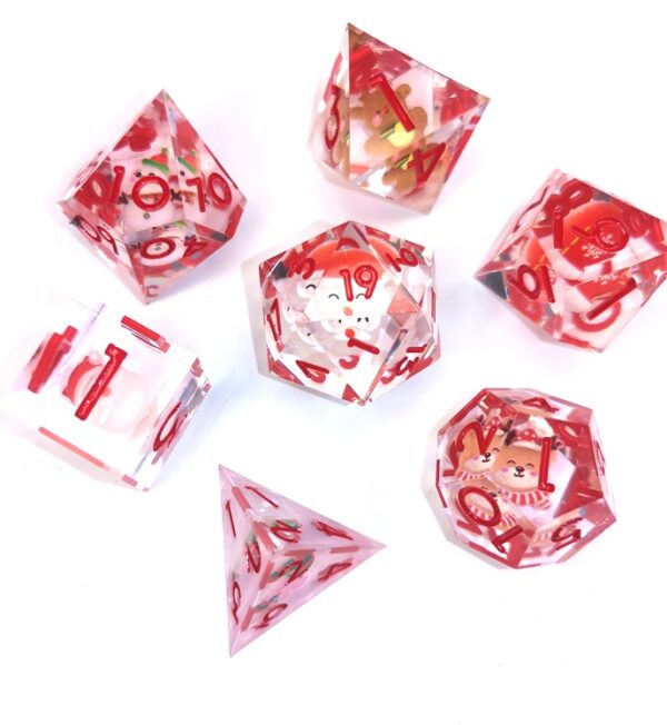 'Let it Snow' Sharp Edge Dice - Image 2